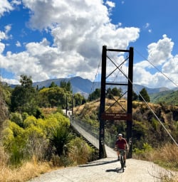 3. Solo guest walking Arrow River trail