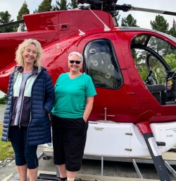 4 Happy Guests with Helicopter Kepler Track
