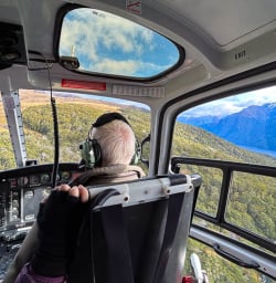 Helicopter to the Kepler Track with New Zealand Trails 