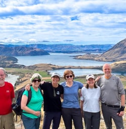 Luxury hiking tour on the Rocky Mountain Track