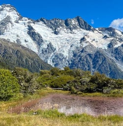 Red Tarns in Mount Cook National Park 
