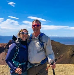 Couple on Tongariro Crossing