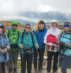 Group at Tongariro Alpine Crossing, Tongariro National Park  Manawatu-Wanganui New Zealand