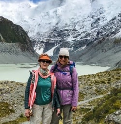 Hooker Valley hiking pair