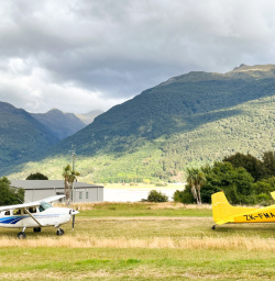 4. Bush planes on runway