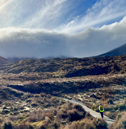 4. Solo guest walking Tongariro Alpine Crossing