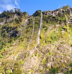 4. Waterfall on Milford Track