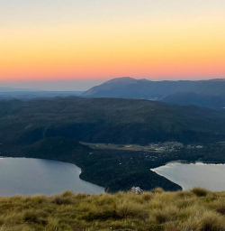 Bushline Hut beautiful sunset 