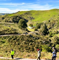 5. Guests walking to Waitomo Glowworm Caves