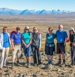 Group at Lake Tekapo Lookout, Otago New Zealand