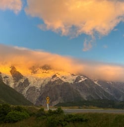 Aoraki Mount Cook sunset 19FEB25