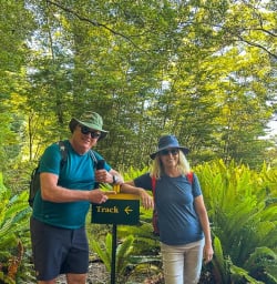 Guests hiking the Kepler Track 130124 3