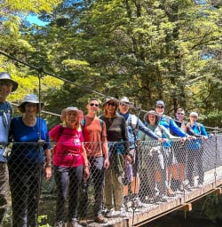 Guests hiking the Kepler Track 130124 5