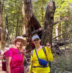 Guests hiking the Kepler Track 130124 9