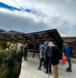 Guests ready to hike in Tongariro National Park 200125