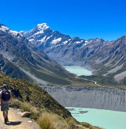 Summer hiking AorakiMount Cook National Park 03FEB25