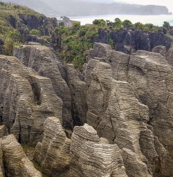 Punakaiki Pancake Rocks and Blowholes, West Coast New Zealand