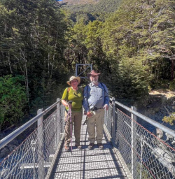 1 Couple Hiking Routeburn Track 09MAR25