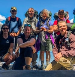 Group at Lake Rotoiti, Tasman New Zealand