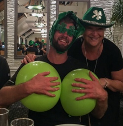 San Patrick party at Wanaka, Otago New Zealand