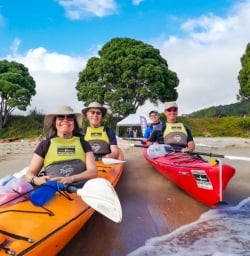 Cathedral Cove kayak