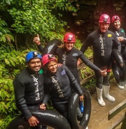Black Water Rafting at Waitomo, Waikato New Zealand