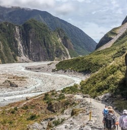 Fox Glacier valley, West Coast New Zealand