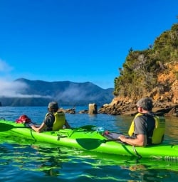 Kayaking Queen Charlotte Sound