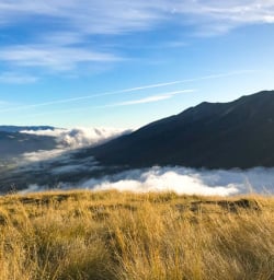 Inversion layer at Bushline Hut