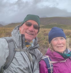 3. Two happy guests Tongariro