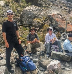 Sandwiches at Fox Glacier, West Coast New Zealand