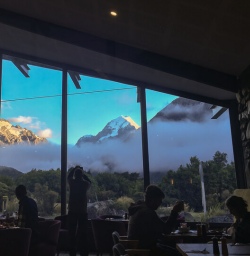 Breakfast at The Hermitage, Aoraki Mount Cook Canterbury New Zealand