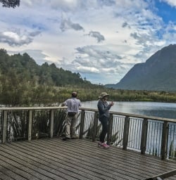 Mirror Lakes at Fiordland National PArk, Southland New Zealand