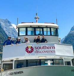 Guests on Milford boat 130124 