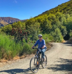 Biking around Queenstown