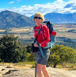 Lady exploring New Zealand