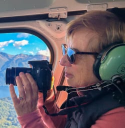 Flying to the Kepler Track in New Zealand
