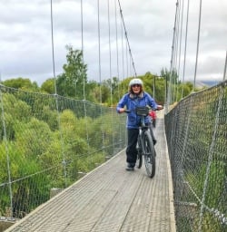 Arrowtown swing bridge