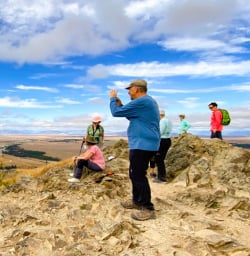 3. Guests at Mt John summit