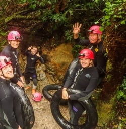 Black Water Rafting at Waitomo, Waikato New Zealand