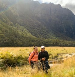 1. Two guests on Routeburn Track