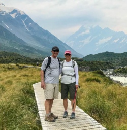 Hooker Valley board walk