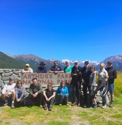 The Team in the Arthur's Pass National Park