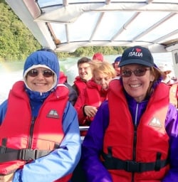 jetboating on lake mckerrow new zealand