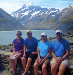 hikers at hooker lake lookout