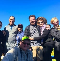 Everyone up at the Okarito Trig Lookout