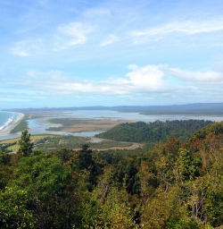 view from okarito trig new zealand
