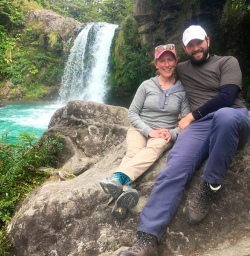 The perfect place for a photo stop at Tawhai Falls 