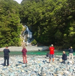 Fantail Falls at Haast Pass