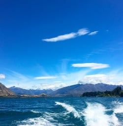 Amazing day for Boating on Lake Wanaka
